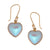 Charles Albert Alchemia - Luminite Heart Earrings-shopbody.com