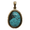 Charles Albert Alchemia - Turquoise Oval with Lip Pendant - Body & Soul Boutique