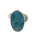 Charles Albert Silver - Larimar Oval Ring - Body & Soul Boutique