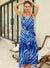Bella Dahl V-Neck Sleeveless Midi Dress - Bayside Palm Print-shopbody.com