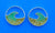 Dune Jewelry Cresting Wave Stud Earrings - Turquoise Gradient-shopbody.com