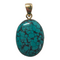 Charles Albert Alchemia - Turquoise Oval Pendant - Body & Soul Boutique