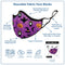 RainCaper Face Mask - Purple Halloween - Body & Soul Boutique