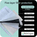 RainCaper Filters 10-Pack-five layer protection graphic - Body & Soul Boutique