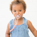 Bella Tunno Pacifier Clip in Pink- Body & Soul Boutique