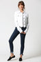 Hidden Jeans White Frayed Hem Jacket - Body & Soul Boutique