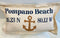Lowcountry Linens Pompano Beach Pillow - Anchor - Body & Soul Boutique