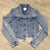 Hidden Jeans Cropped Fray Jacket - Body & Soul Boutique
