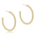 Enewton Beaded Classic Post Hoop - 3mm Gold-shopbody.com