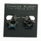 Charles Albert Silver - Silver Star Post Earrings-shopbody.com
