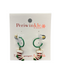 Periwinkle Stocking on The Green Hoop Earrings-shopbody.com