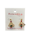 Periwinkle Gold Spiral Bell w/Beads Earrings-shopbody.com