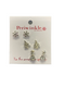 Periwinkle Trio of Silver Holiday Earrings-shopbody.com