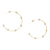 Enewton Beaded Classic Post Hoop - 4mm Gold-shopbody.com