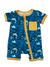 Emerson And Friends Ocean Friends Bamboo Baby Boy Shortie Romper-shopbody.com