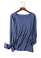 AMB Kate Long Sleeve V Neck Top-shopbody.com