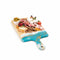 Lynn & Liana Large Cheese Boards-Teal White Gold - Body & Soul Boutique