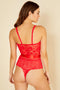 Cosabella Never Say Never Tie Me Up Deep V Bodysuit-shopbody.com