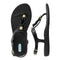 OkaB Neptune Flip Flop-Licorice - Body & Soul Boutique