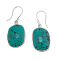 Charles Albert Silver - Turquoise Drop Earrings-shopbody.com