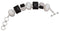 Charles Albert Silver - Mother of Pearl, Onyx and White Druzy Bracelet-shopbody.com