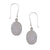 Charles Albert Silver - Druzy Drop Earrings White-shopbody.com