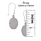 Charles Albert Silver - Druzy Drop Earrings White-shopbody.com