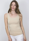 AMB Women's Seamless Tank in Sand - Body & Soul Boutique