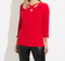 Joseph Ribkoff Cross Neckline Top-shopbody.com