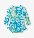 Hatley Watermelon Tie Dye Baby Rashguard Swimsuit-shopbody.com