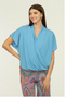 Veronica M Cupro Surplice Tee-shopbody.com
