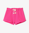 Hatley Fuchsia French Terry Paper Bag Shorts-shopbody.com