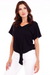 Veronica M. Tie Front Tee - Body & Soul Boutique