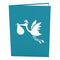 Lovepop Stork 3D Card - Body & Soul Boutique