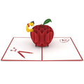 Lovepop Teacher's Apple 3D Card - Body & Soul Boutique