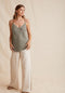 Bella Dahl Women's Frayed Cami in Army - Body & Soul Boutique