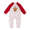 Mud Pie Reindeer Baby Girl Crochet Pajamas