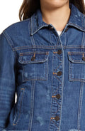 Hidden Jeans Cropped Fray Jacket-shopbody.com
