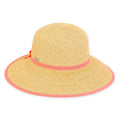 Sun 'N Sand Paperbraid Sunsavor Hat Coral - Shopbody.com