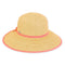 Sun 'N Sand Paperbraid Sunsavor Hat Coral - Shopbody.com