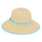 Sun 'N Sand Paperbraid Sunsavor Hat Aqua - Shopbody.com