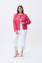 Joseph Ribkoff Zip Front Collarless Jacket-shopbody.com