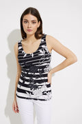 Joseph Ribkoff Stripped & Floral Top-shopbody.com