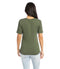 Karen Kane Side Drape Top Olive-shopbody.com