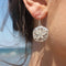 Dune Jewelry Natural Sand Dollar Drop Earrings - Body & Soul Boutique