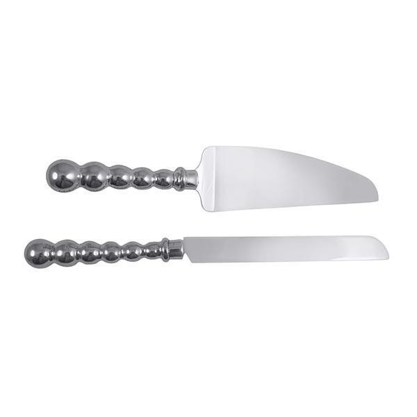 Mariposa Pearled Cake Server