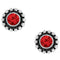 Brighton Twinkle Mini Post Earrings in Red - Body & Soul Boutique