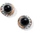 Brighton Neptune's Rings Black Agate Button Earrings - Body & Soul Boutique