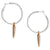 Brighton Shells Charm Hoop Earrings-shopbody.com