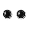 Brighton Pebble Dot Onyx Post Earrings-shopbody.com